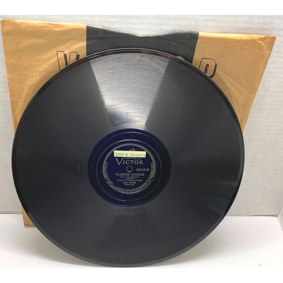 Lew White The End of Perfect Day 12" Record 78RPM Victor 36212 Pilgrims Chorus - Picture 4 of 5